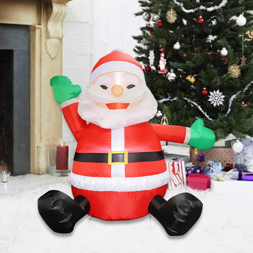 Decoraciones Inflables Navideñas Luminosas De Papá Noel