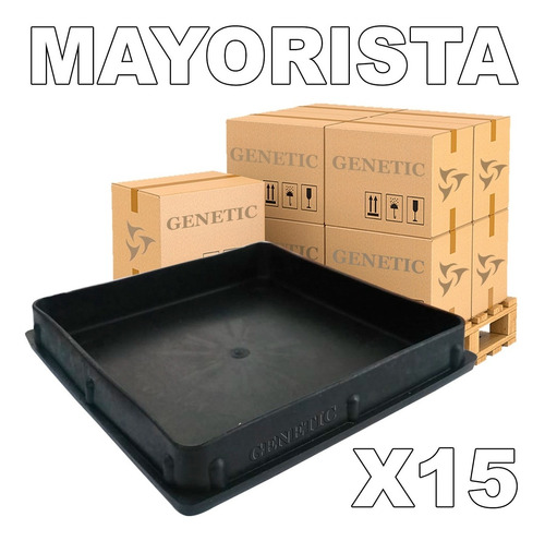 15 Regatones Tapa Plastico 100x100 Maquinas Gimnasio Genetic