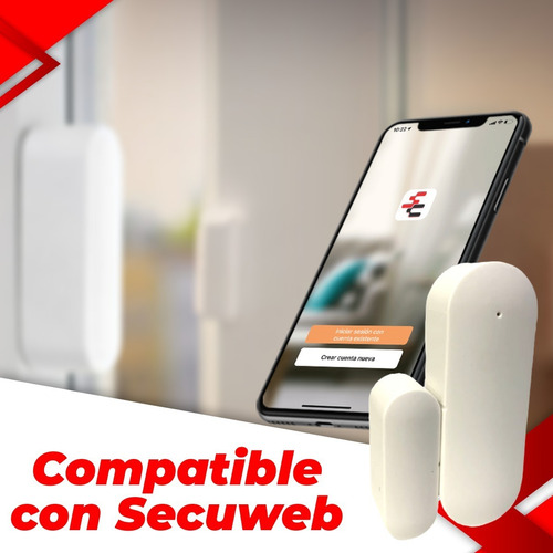 Sensor Magnético Puerta-ventana Inalámbrico Alexa Googlehome