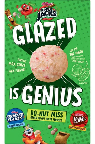 Cereal Kellogg's Importados Varios Sabores Apple Jacks Glazed