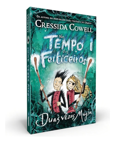 Duas Vezes Magia: Série tempo dos feiticeiros - Vol. 2, de Cowell, Cressida. No tempo dos feiticeiros (2), vol. 2. Editorial Editora Intrínseca Ltda.,Little, Brown Books for Young Readers, capa mole em português, 2021