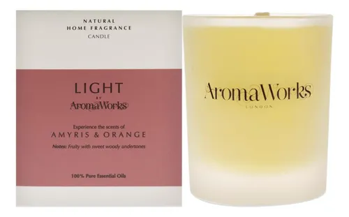 AromaWorks Light Range -Mandarin & Vetivert Candle 30cl Medium AromaWorks Light Range -Mandarin & Vetivert Candle 30cl Medium