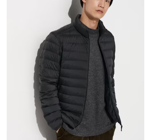 Campera Uniqlo Ultra Light Down Jacket Hombre Azul Marino