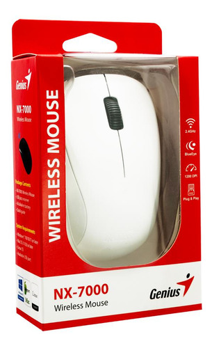 Mouse Genius Inalambrico G5 Caja Nueva Elegant White
