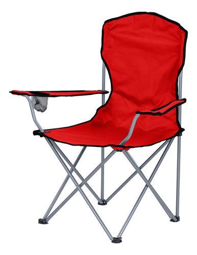 Sillón Waterdog Modelo Sillón 2 120kg Campin Playa Color Rojo