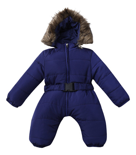 Moderno Mameluco De Invierno Para Bebés Y Niñas, Mono Con Ca