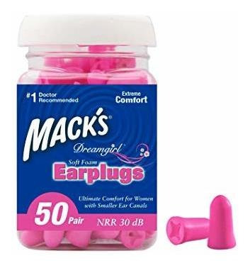 Mack Dreamgirl Tapones Para Los Oídos De Espuma Suave, Par 5