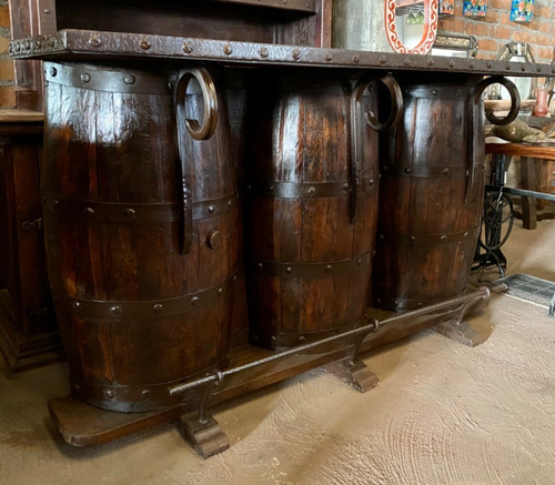 Barra Cantina Bar De Barriles Originales En Estilo Antiguo (Usado)