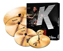 Comprar Set De Platillos Zildjian K0800 K Custom Series - 14 Hihat - 16 Dark Thin Crash - 18 Dark Crash - 20 Ride