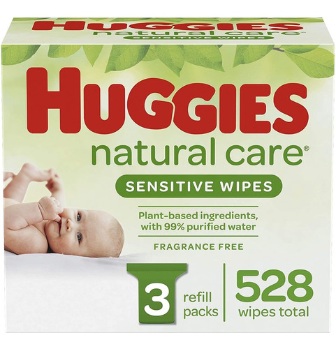 Imagen 1 de 8 de Huggies - Toallitas Para Bebe Sin Aroma Sensibles 6 Paquetes
