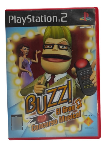 Buzz! El Gran Concurso Musical Original Ps2  (Reacondicionado)