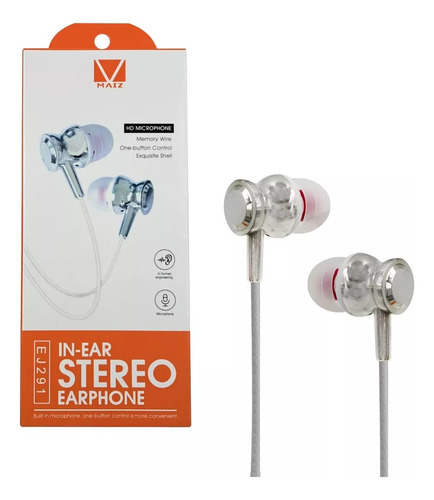 Audífonos Alámbricos Manos Libres Micrófono In Ear