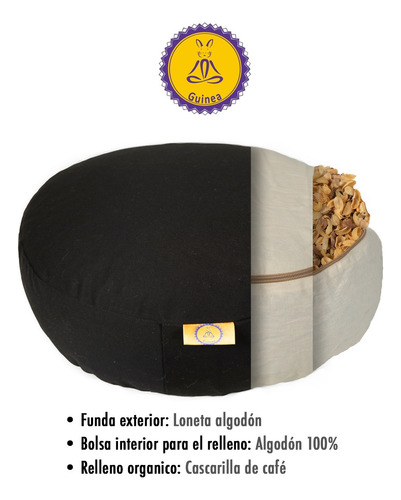 Kit Zafu,zafuton Y Banco De Meditación Fijo