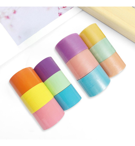 12 Peças De Fitas Adesivas Para Enrolar Bolas Coloridas 6cm