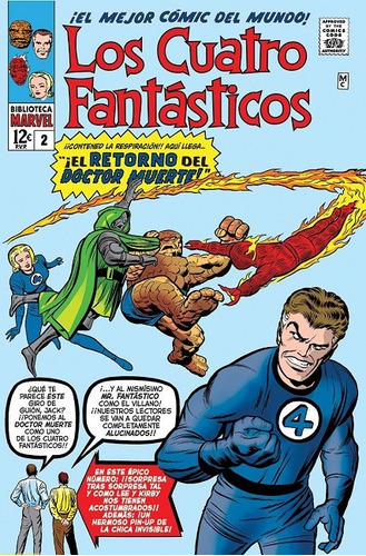 Biblioteca Marvel Los 4 Fantásticos # 02 - Lee, Kirby Y Otro