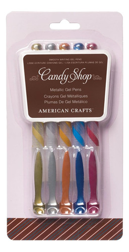 Bolígrafo Gel American Crafts Candy Shop, Paquete 5,