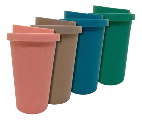 Vaso Americano Térmico Taza Térmica Cafe P/ Llevar X 6 Un Surtidos Vaso Térmico