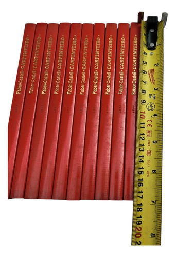 Lápis Carpinteiro Faber-castell 6338. 10 Unidades. Antigo