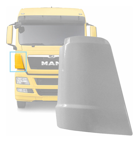 Defletor Externo Coluna Direita - Vw Man Tgx - 81611100068