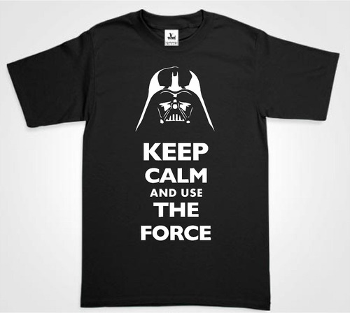 Playera Star Wars Darth Vader Luke Skywalker Jedi Keep Calm