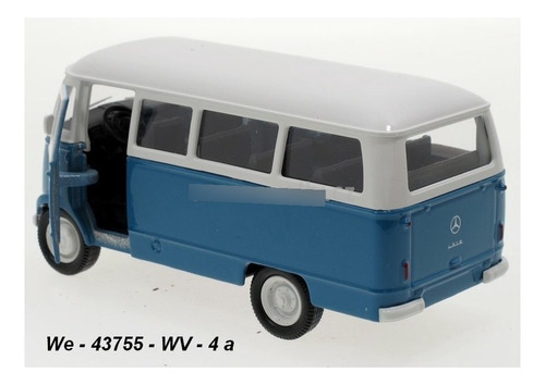 Camioneta Auto De Coleccion Welly 1:34 Mercedes Benz L319 Negro