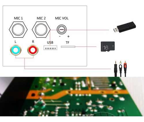 Amplificador Bluetooth 30-120w Audio Amplificador Placa
