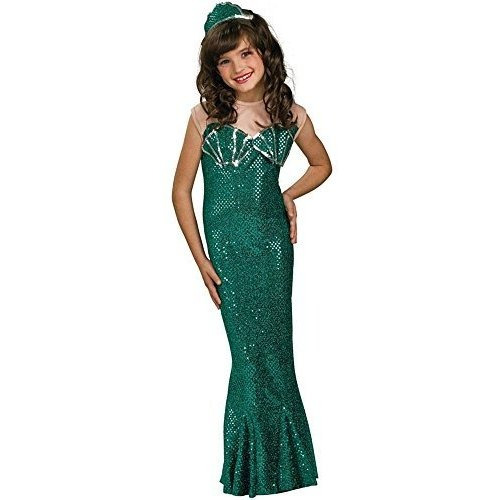 Mermaid Of The Sea Costume: Girl's Size 4-6