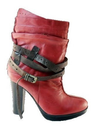 Imagen 1 de 3 de Bota Con Cinta Cuero Especial | Panther (13509)