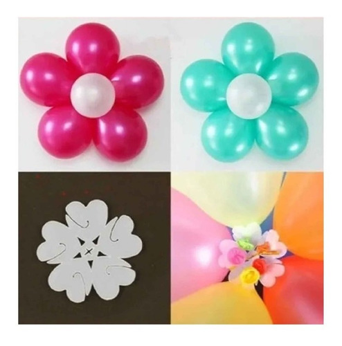 Imagen 2 de 7 de Clips Para Flores Con Globos 1 Pack Contiene 6 Unid De 6 Cm