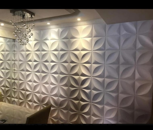 Placas 3d Kit Com 88 Revestimento Parede Pvc 22m² 50x50cm