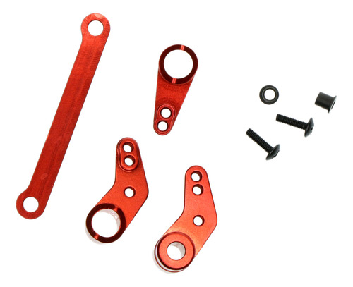 Protector De Servo De Dirección De Coche Rc Rojo