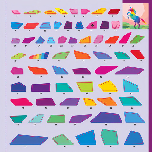 Pinta con stickers Arcoíris Paint By Sticker Kids Rainbow Create 10 Pictures One Sticker at a Time Editorial Workman Publishing Company tapa blanda en inglés 2022
