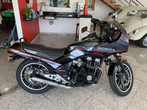 Honda Cbx 750f Magia Negra Gasolina Preta