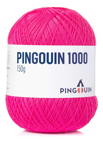 Linha Pingouin 1000 150g - Pink Fucsia 0327
