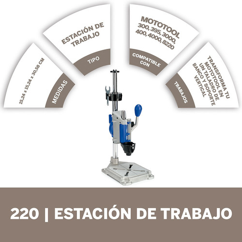 Imagen 4 de 5 de Multiestación De Trabajo Dremel 220