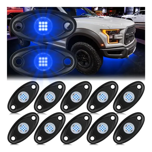 Luces Led De Rock Macarrie 12 Pods Para Autos Suv Under Glow | Meses ...