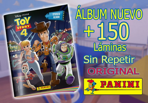 Album Toy Story Panini + 150 Láminas Sin Repetir