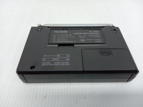 Imagem 7 de 10 de Rádio Receptor Tecsun Pl-380 Am Fm Oc Preto Pl380