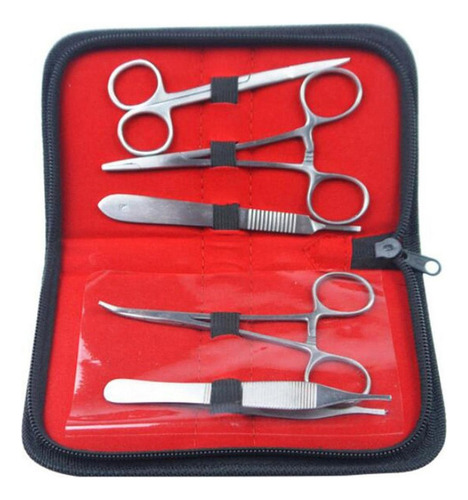 Kit Completo De Herramientas De Sutura, Pinzas, Tijeras Para