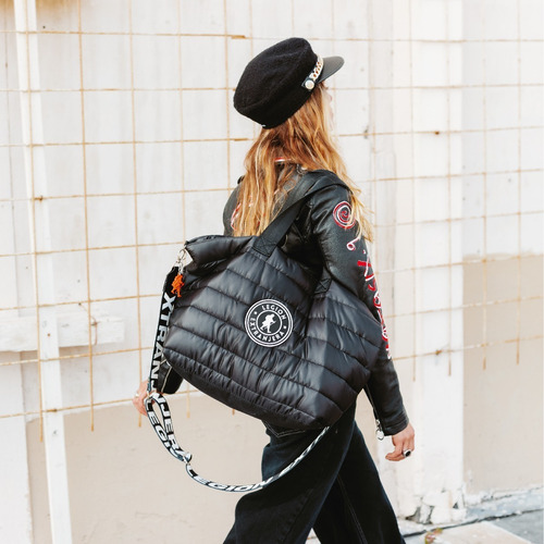 Imagen 2 de 7 de Tote Shopper Xl Diamond Rap Negro