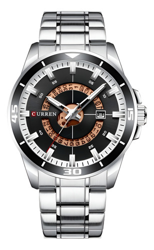 Reloj Curren Krec781901 Plateado Hombre