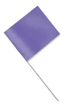 Comprar Banderines De Seguridad - 10x13cm, Morados - 2 Paq De 100