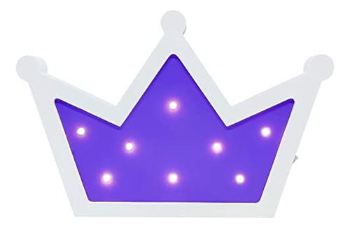 Luces De Crown De La Corona Morada Decoración De La Pared Pr
