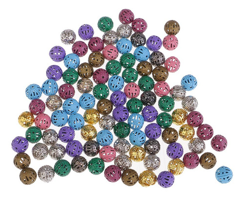4 X 100pcs Abalorios De Hierro De Gargantilla De Para