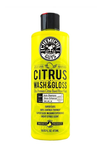 Shampoo Ultra Premium Citrus Wash & Gloss Chemical Guys 16oz