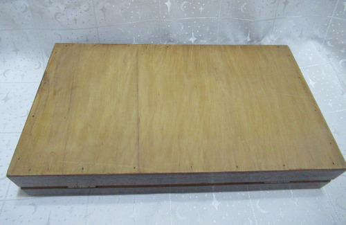 Antiguo Alhajero Caja Madera Marquetería Musa Art Nouveau (Usado)