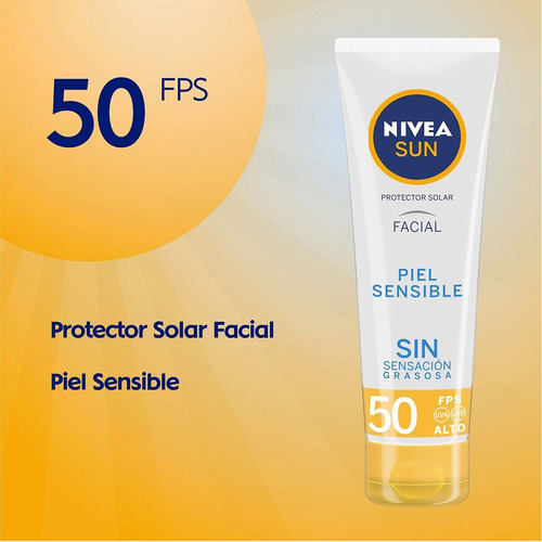 Kit Nivea Protectores Solares Piel Sensible Y Gel Facial