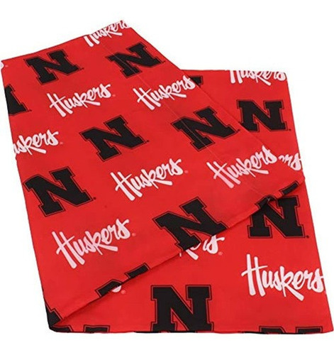 Colegio Covers Nebraska Cornhuskers Funda De Almohada Par S