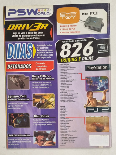 Revista Psworld 8 Dino Crisis Red Dead Harry Potter (Usado)
