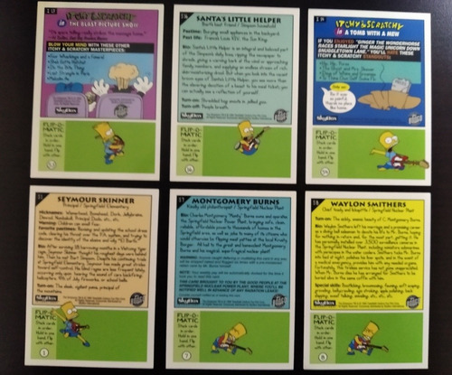 Imagen 2 de 3 de Cards The Simpsons 1994